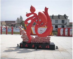 蕪湖不銹鋼景觀雕塑簡述藝術(shù)品為何會上銹？